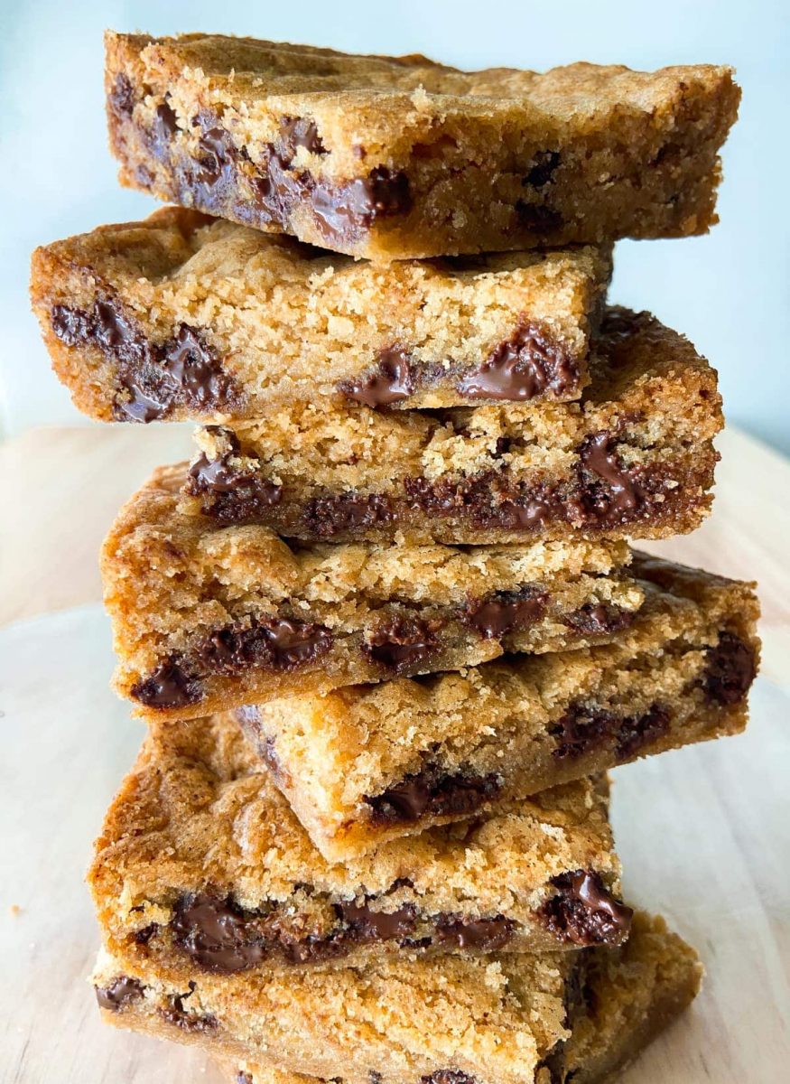 Chocolate Chip Cookie Bars, an easy baking recipe