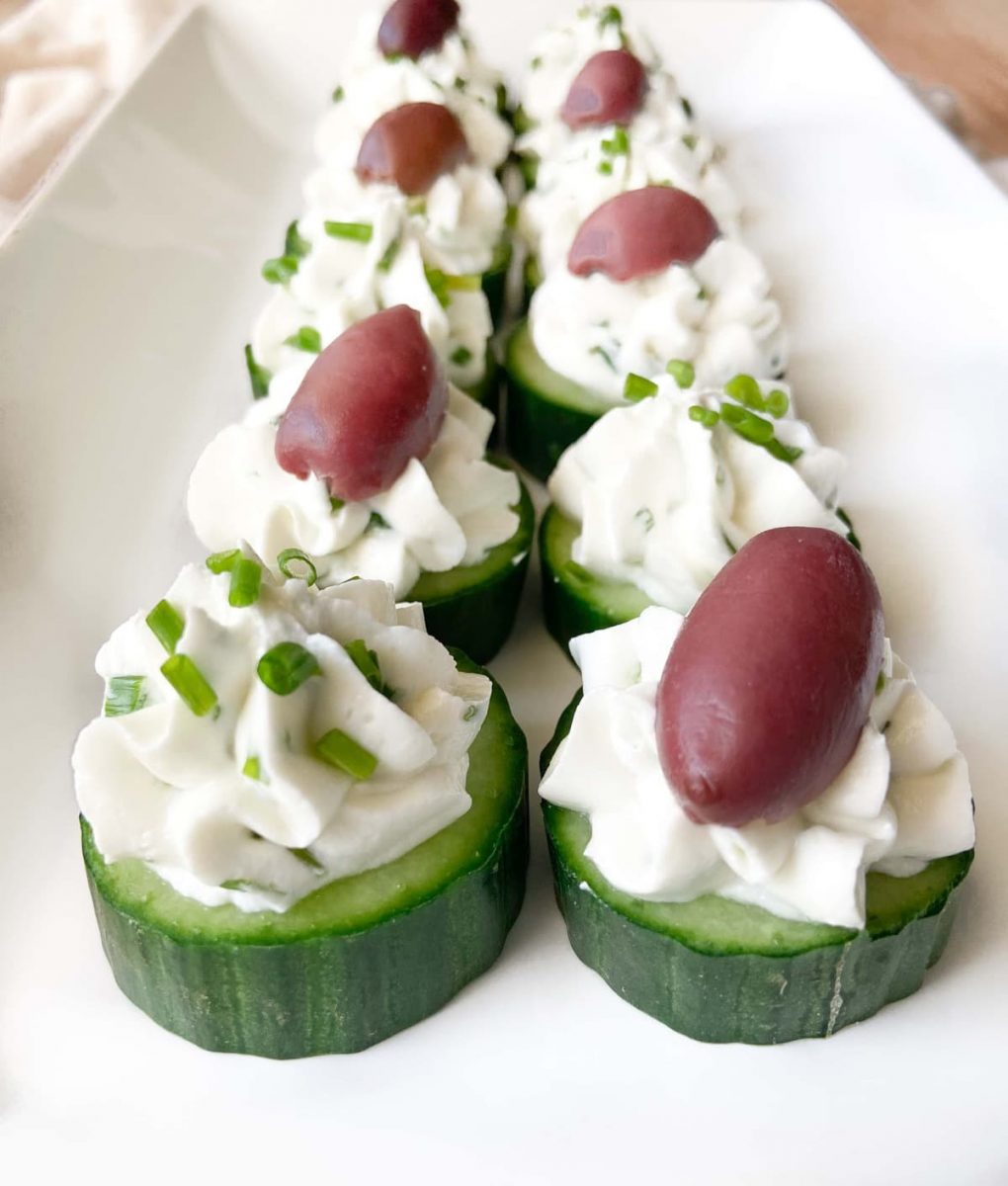 Cucumber Bites - Easy Thanksgiving Appetizers 