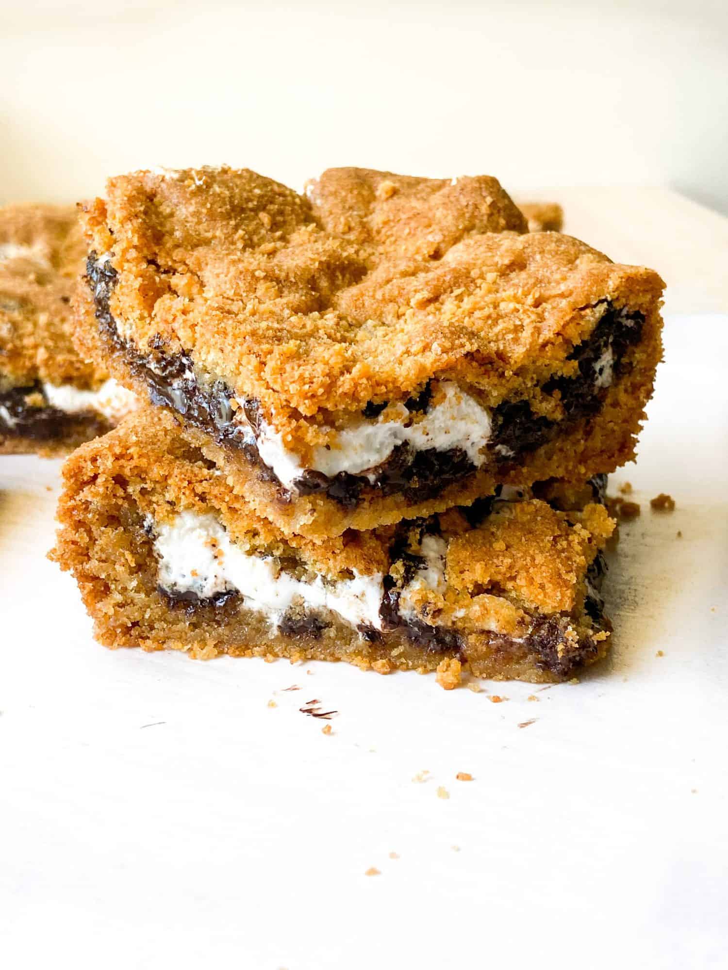 Picture of Stacked S'mores Cookie Bars