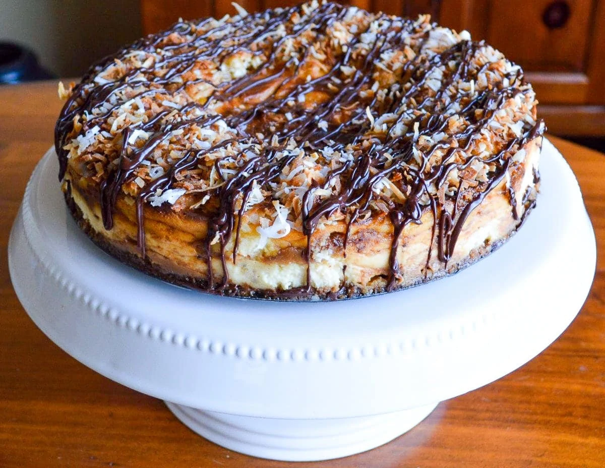 Samoa cheesecake recipe
