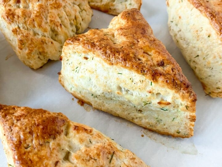 Dill Scones with Feta Cheese